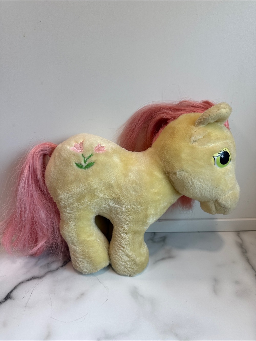 Hasbro Softies My Little Pony Posey plush vintage 1984